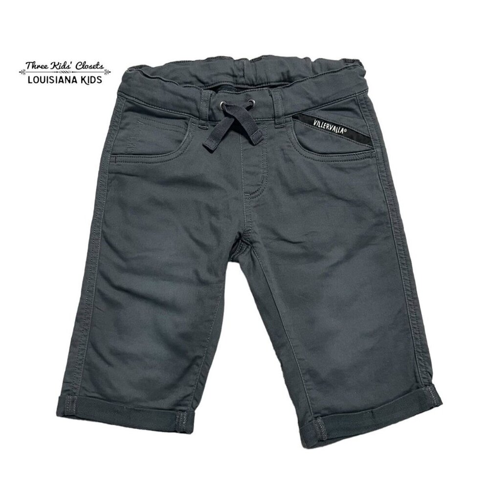 Villervalla Sz 128 (8Y) Grey Drawstring Shorts